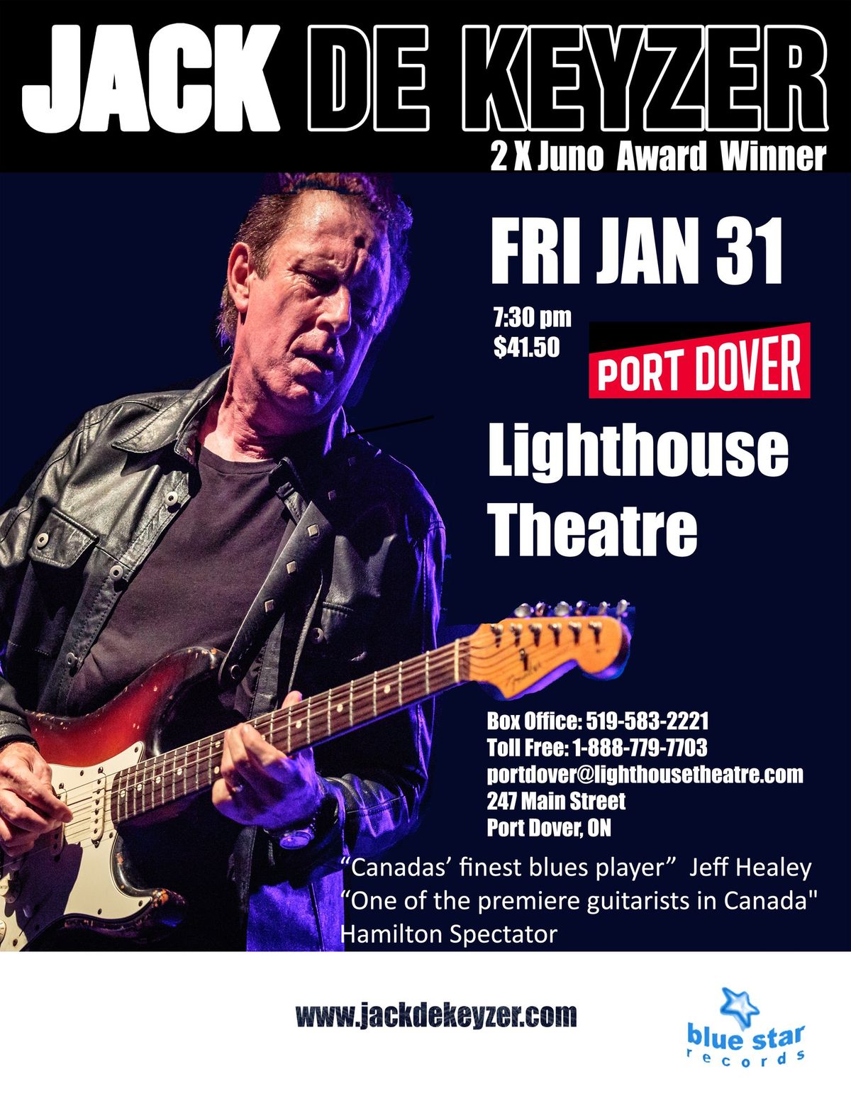 JACK DE KEYZER LIGHOUSE THEATRE PORT DOVER 