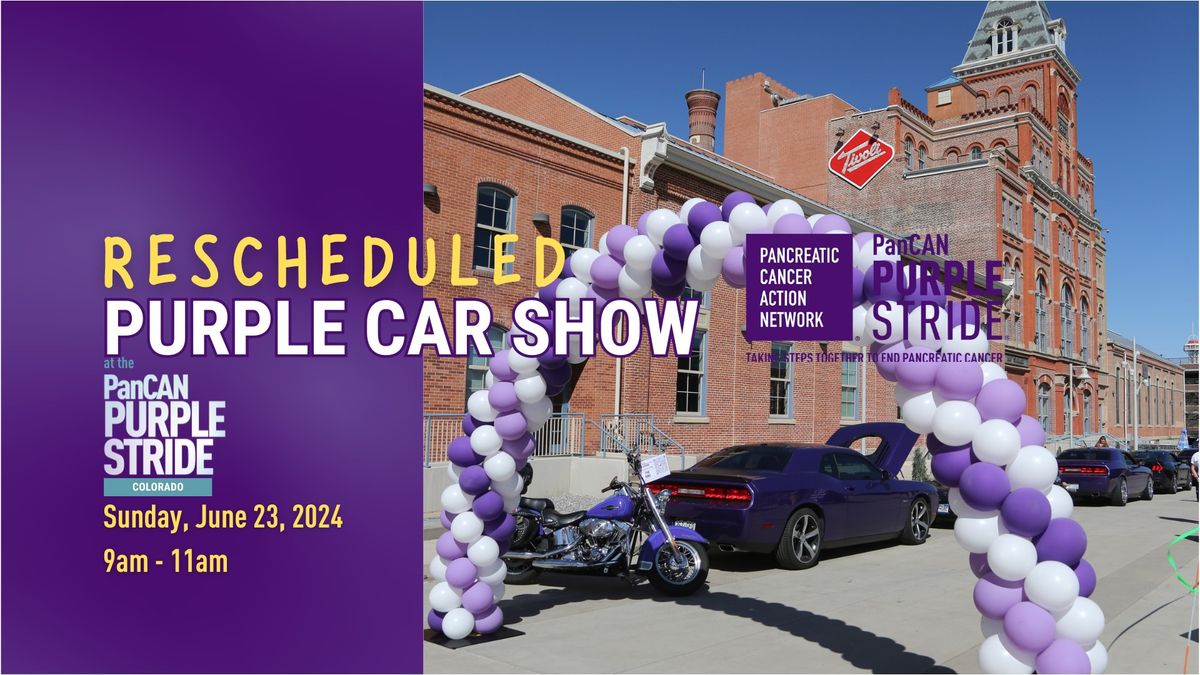 RESCHEUDLED Purple Car Show 