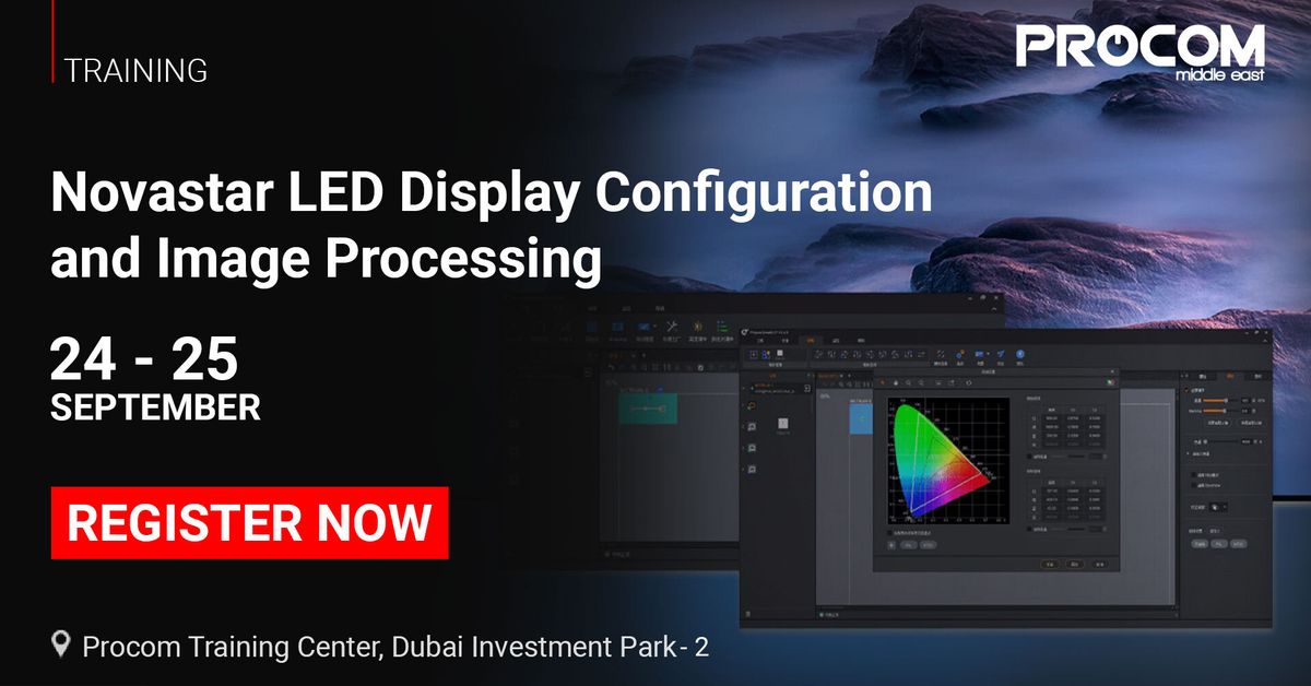 Novastar LED Display Configuration and Image Processing