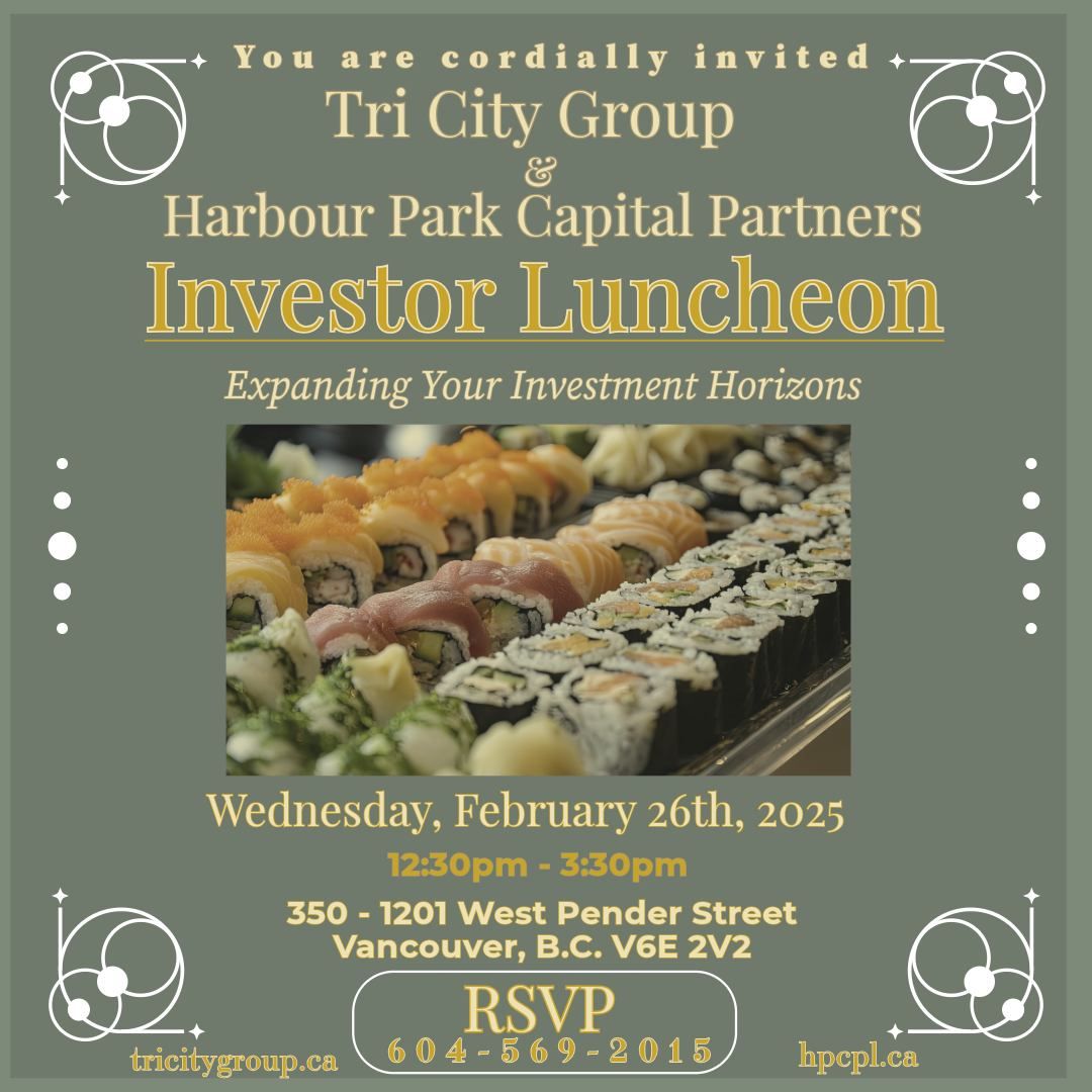 Tri City Group Harbour Park Capital Partners Investor Luncheon