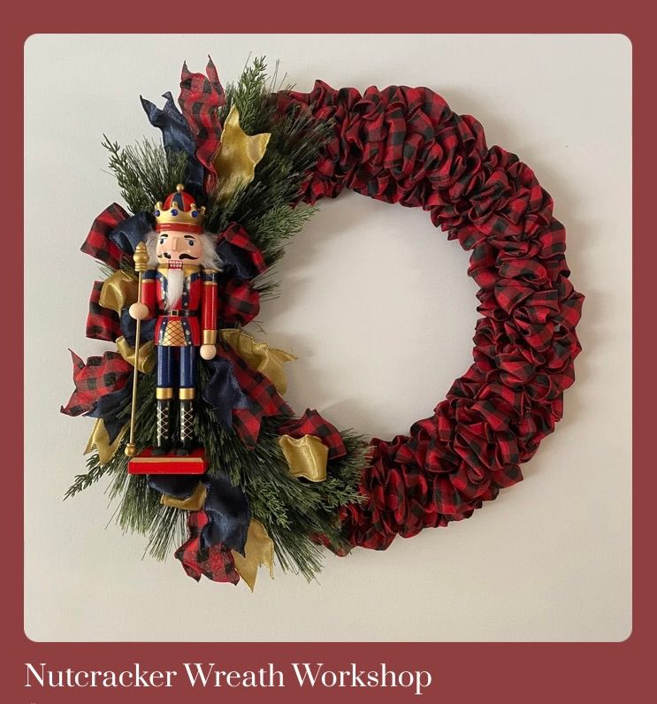 Christmas Nutcracker Wreath Workshop