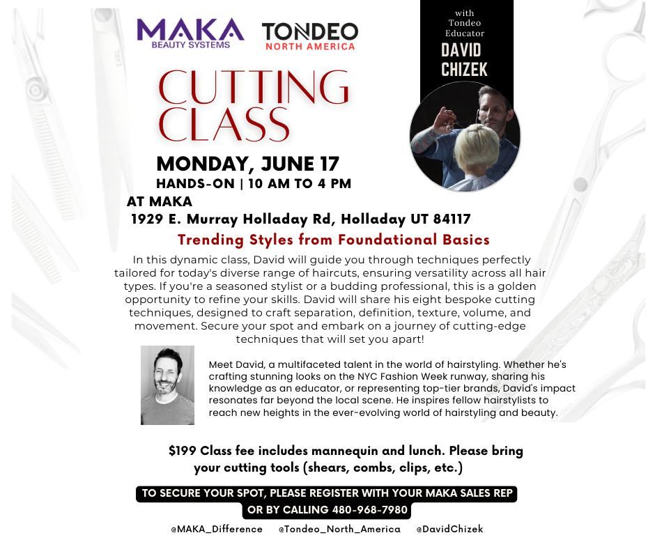 Tondeo HANDS ON Cutting Class