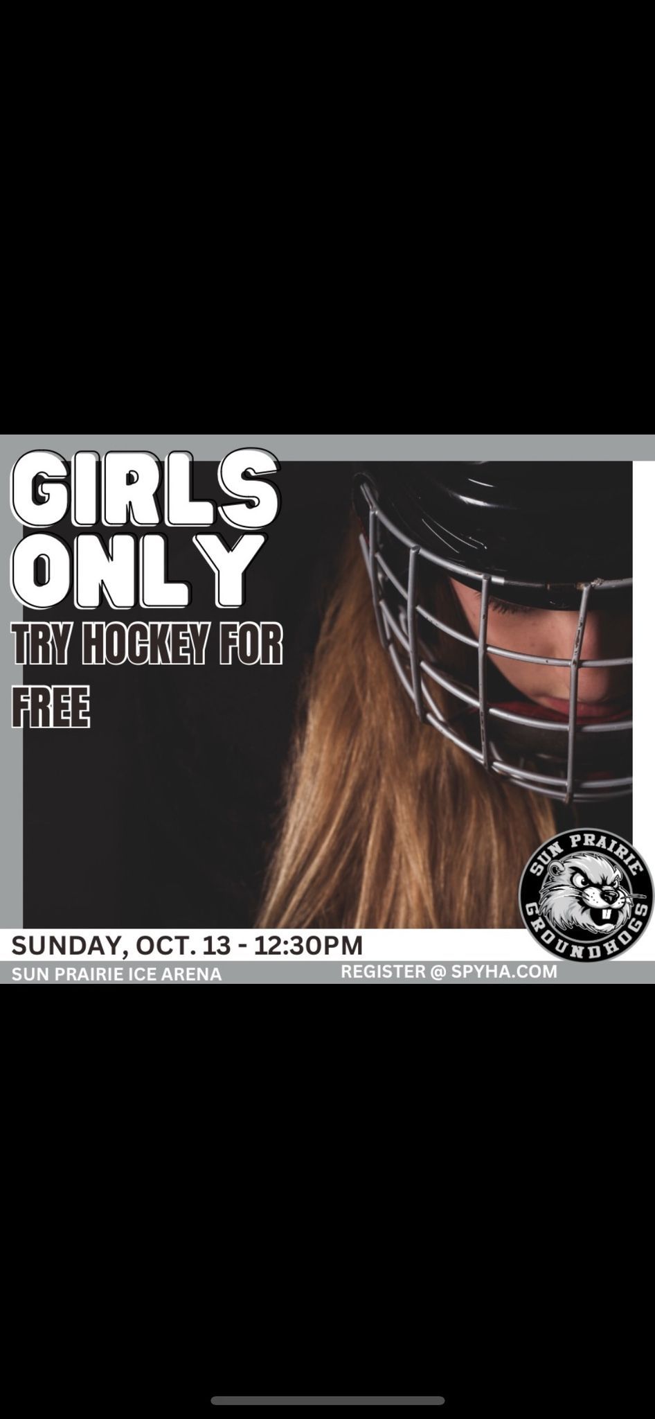 Girls Only - Try Hockey For Free