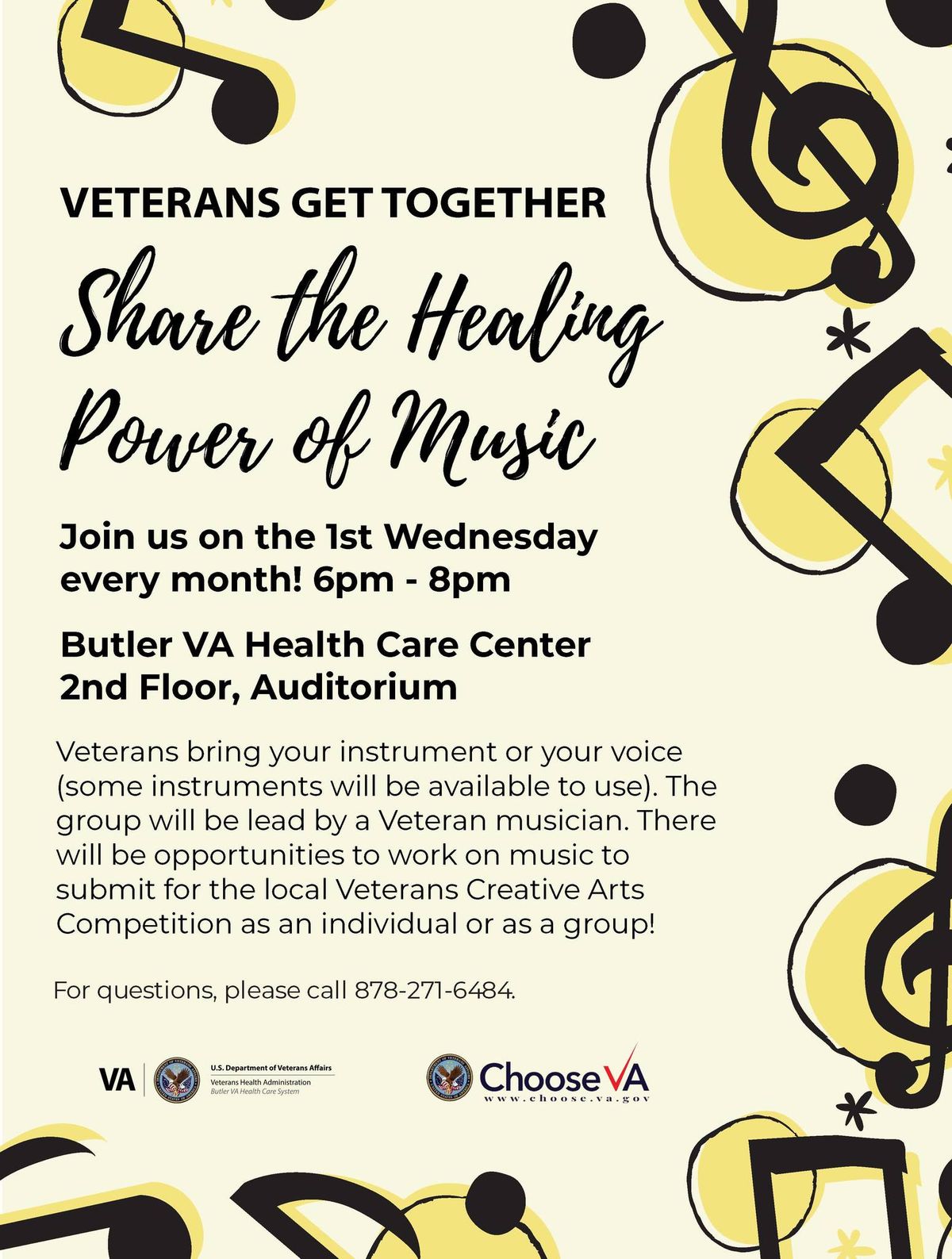 Veterans Get Together - Share the Healing Power of Music