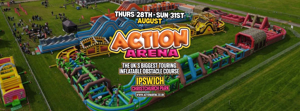 Action Arena Ipswich \u2022 UK's BIGGEST Touring Inflatable Obstacle Course