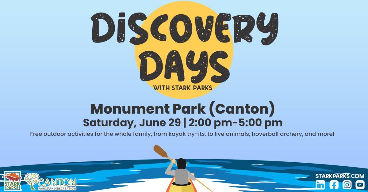 Discovery Days with Canton City Parks and Rec 