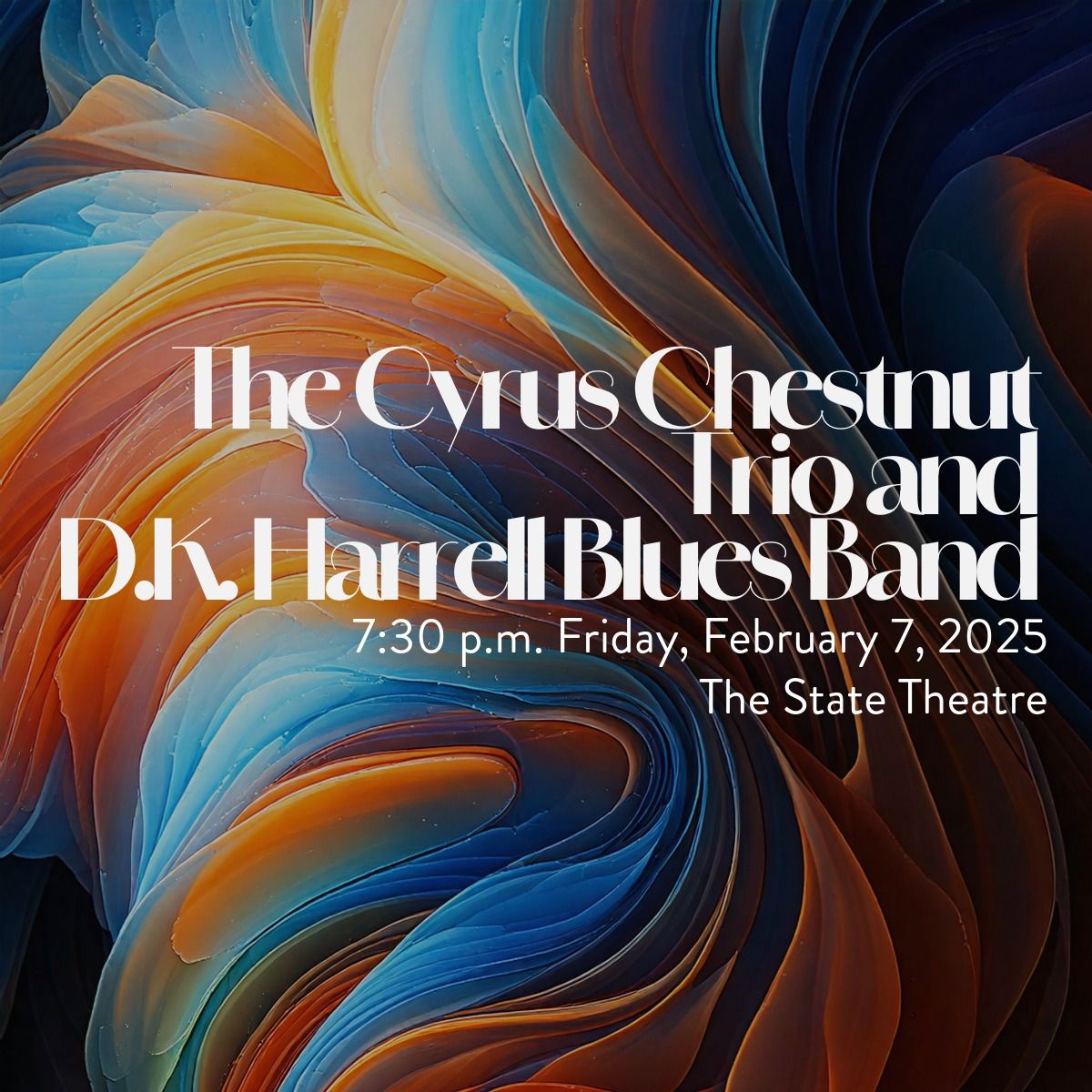 The Cyrus Chestnut Trio and D.K. Harrell Blues Band 