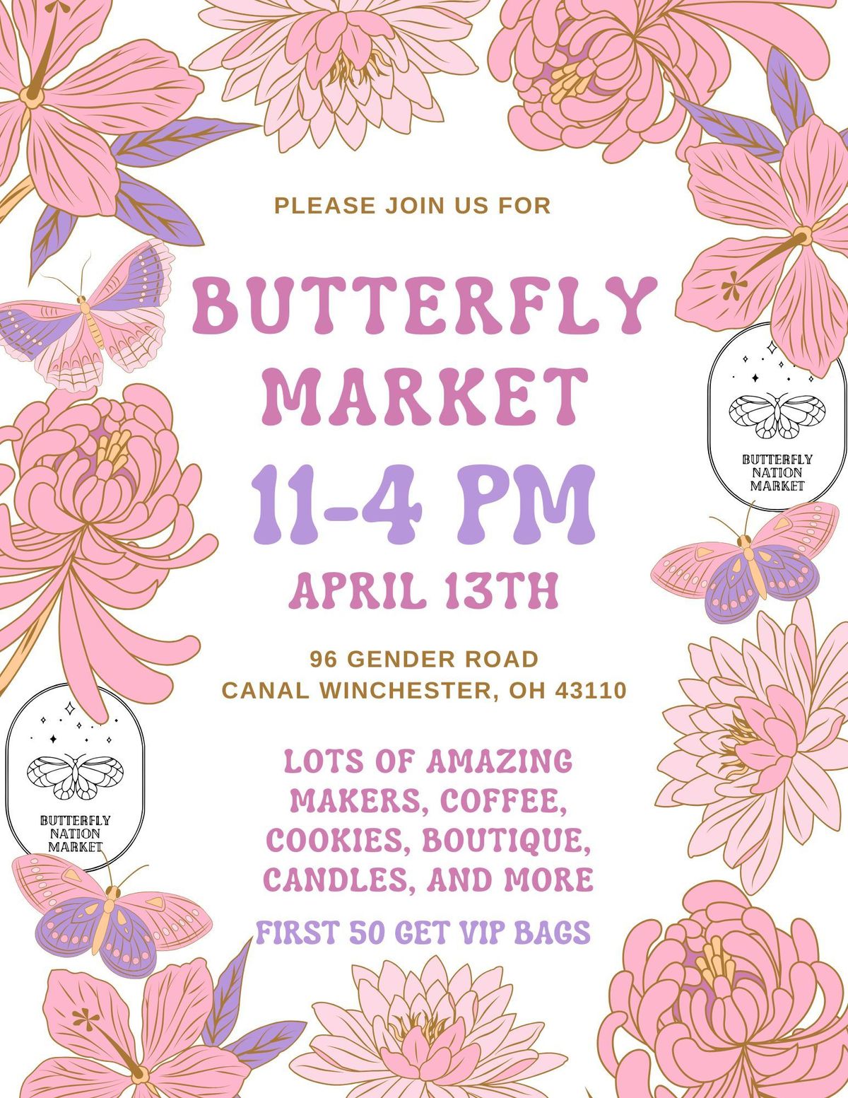 Butterfly Craft Market 4th annual 