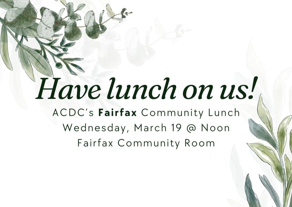 ACDC's Fairfax Community Lunch