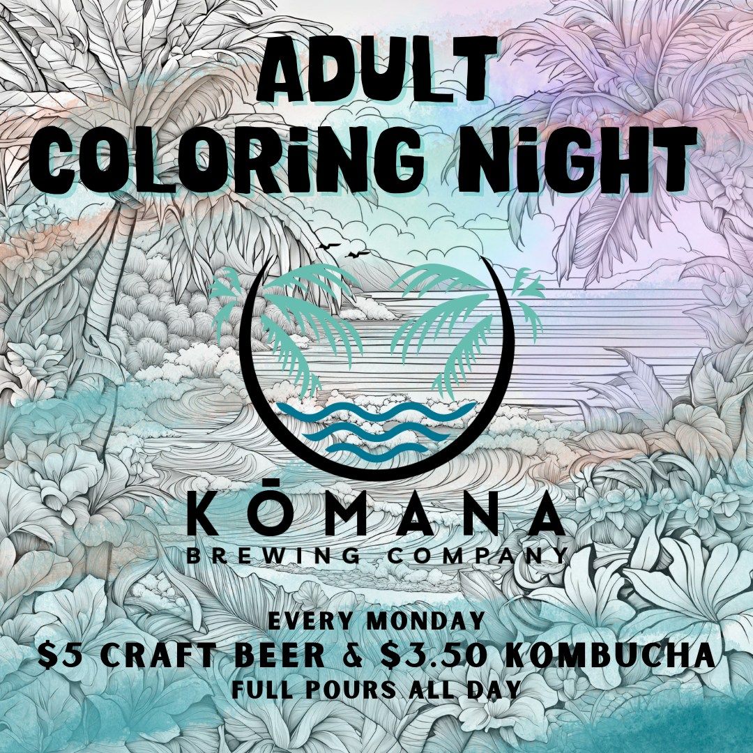 ADULT COLORiNG NiGHT