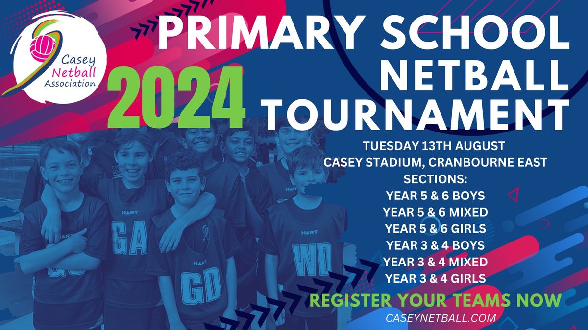 Junior School Netball Tournament - hosted by Casey NA