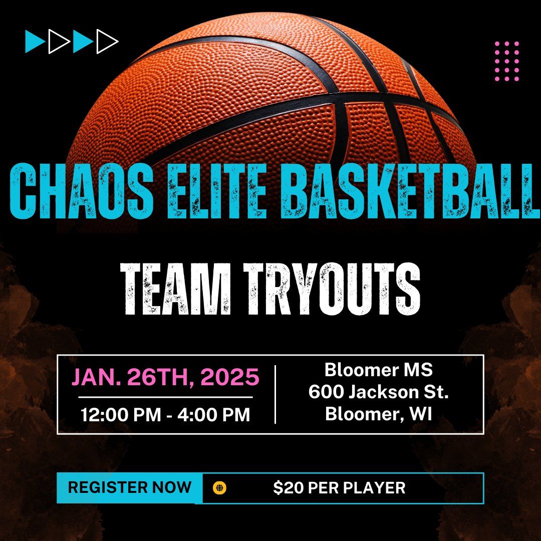 CHAOS ELITE BASKETBALL TEAM TRYOUTS