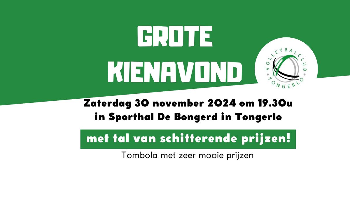 Grote Kienavond - Volleybal Tongerlo