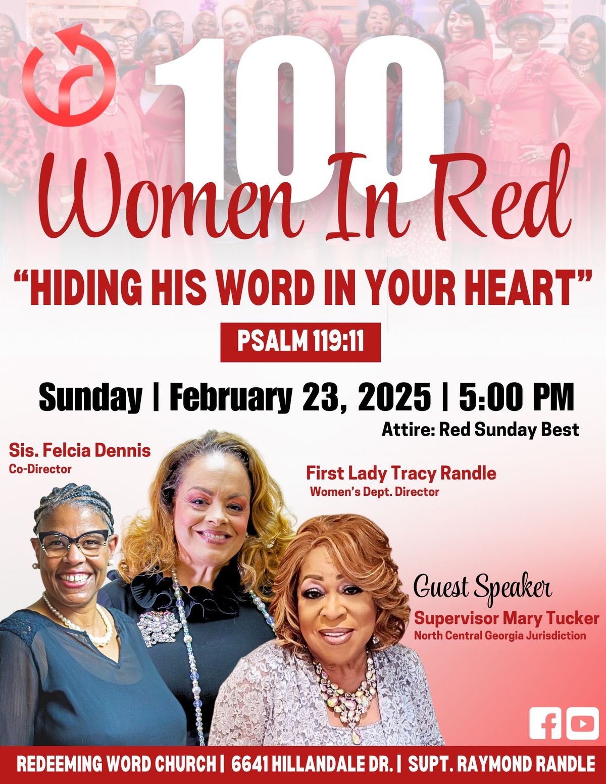 100 Women in Red: United in Faith & Strength