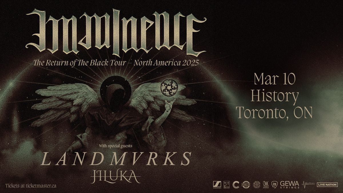 IMMINENCE - The Return Of The Black Tour - North America 2025