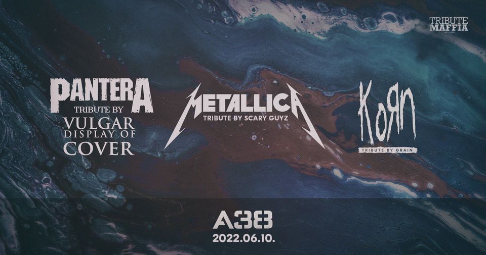 Tribute Night \/\/ A38 \/\/ PanterA by Vulgar Display Of Cover, Metallica by Scary Guyz, KoRn by gRain