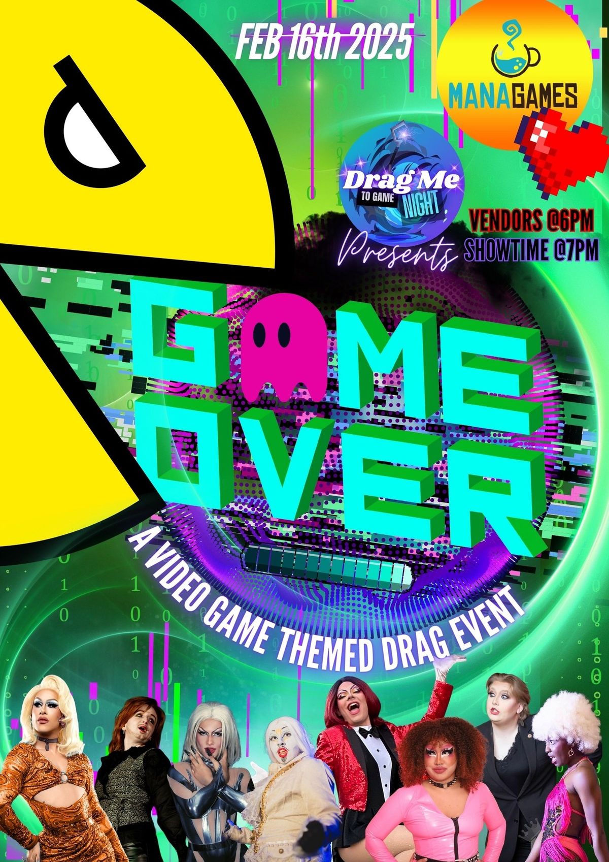 \u201cGame Over\u201d A Video Game Themed Drag Event