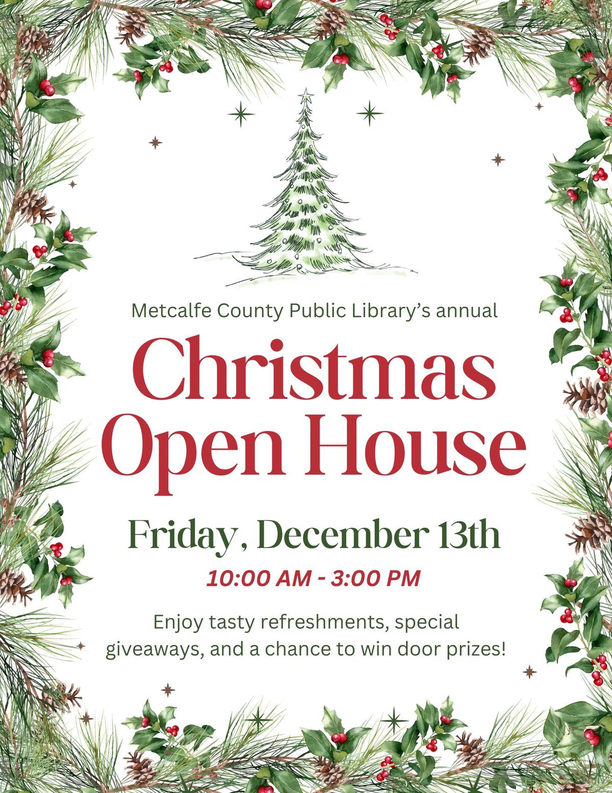 Christmas Open House @ MCPL!