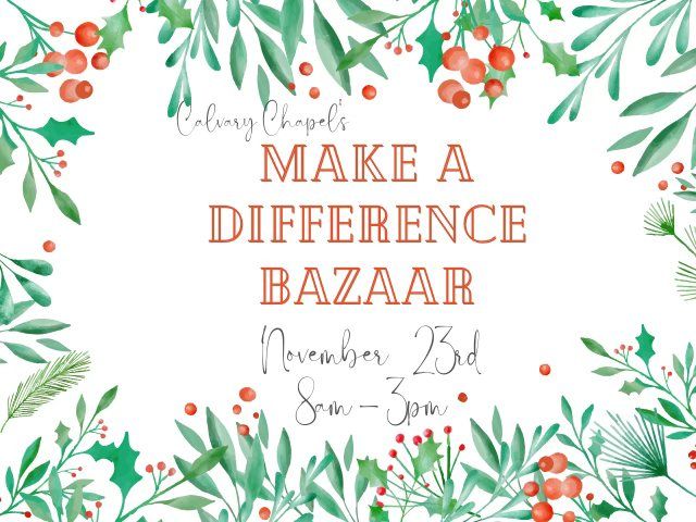 Make a Difference Bazaar 