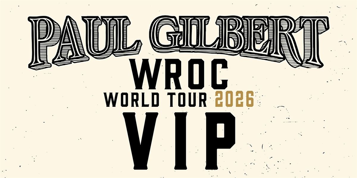 Paul Gilbert VIP Experience \/\/ Nashville, TN May 18
