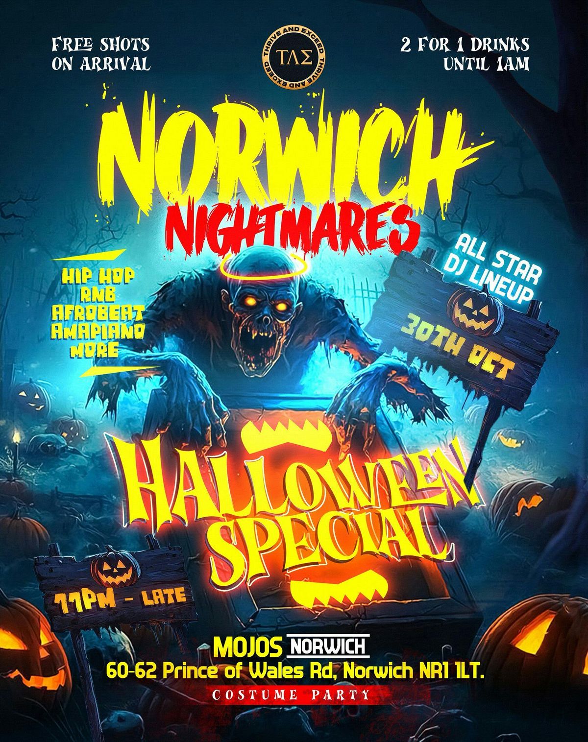 \u03a4\u039b\u03a3 Presents: NORWICH NIGHTMARES 