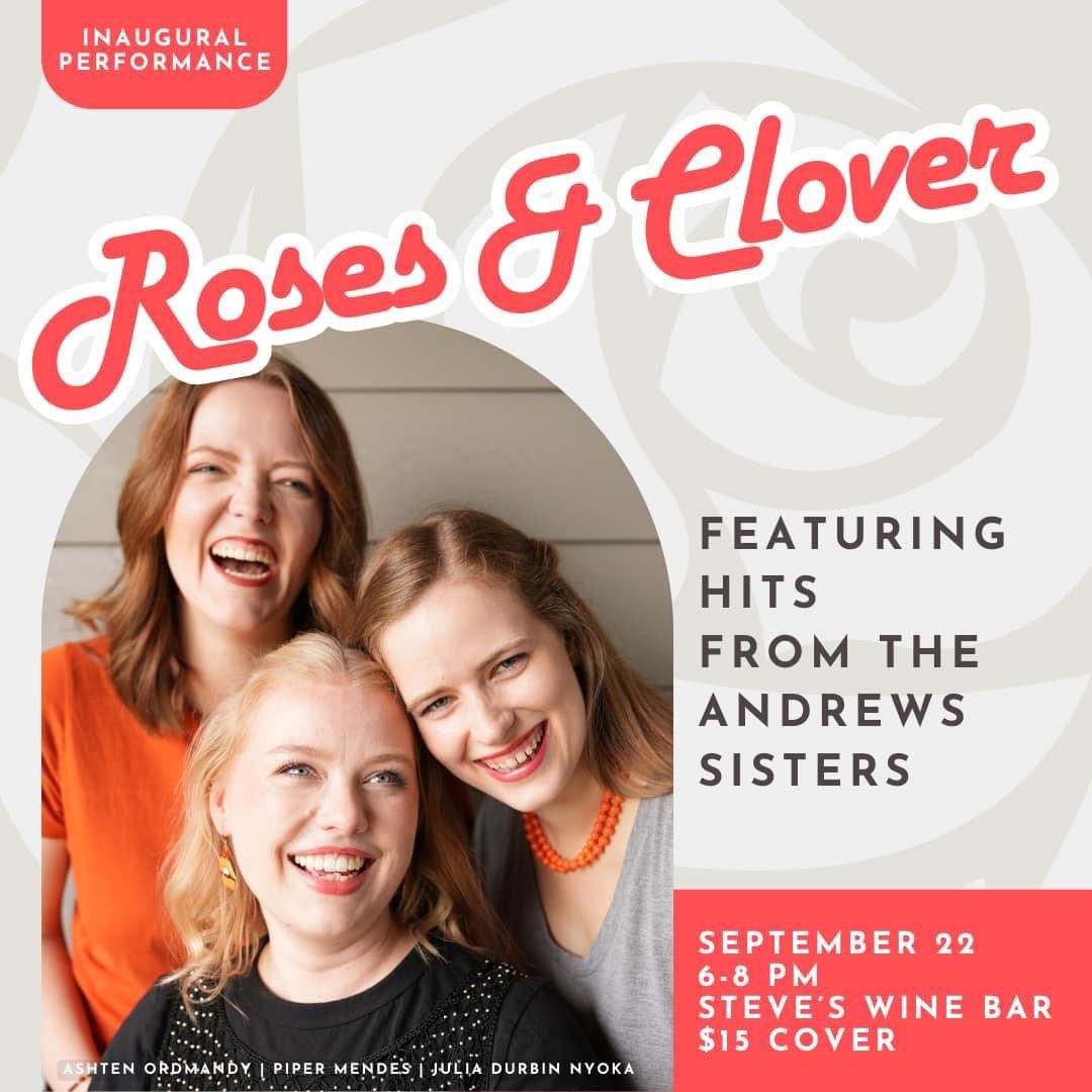 Roses & Clover Sings LIVE at Steve\u2019s Wine Bar