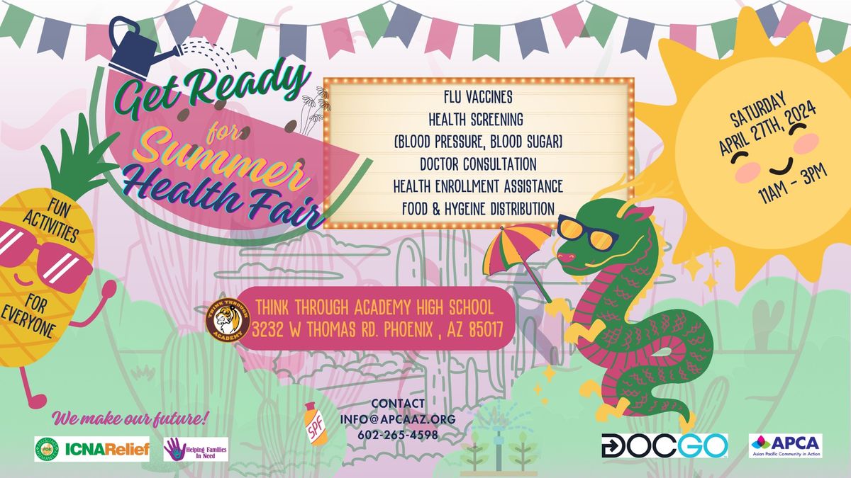 Get Ready For Summer Health Fair!