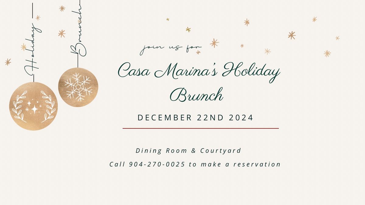 Casa Marina\u2019s Holiday Brunch