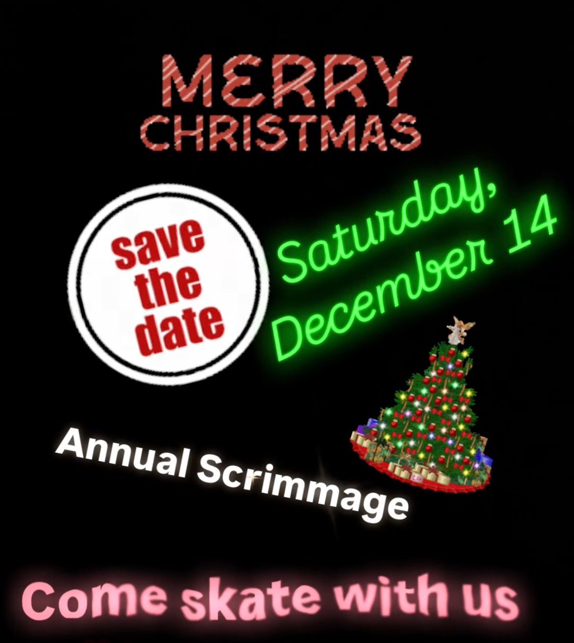 Christmas Theme Annual Scrimmage 