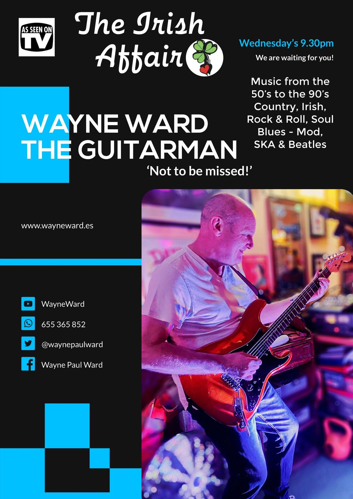Wayne Ward The GuitarMan Live