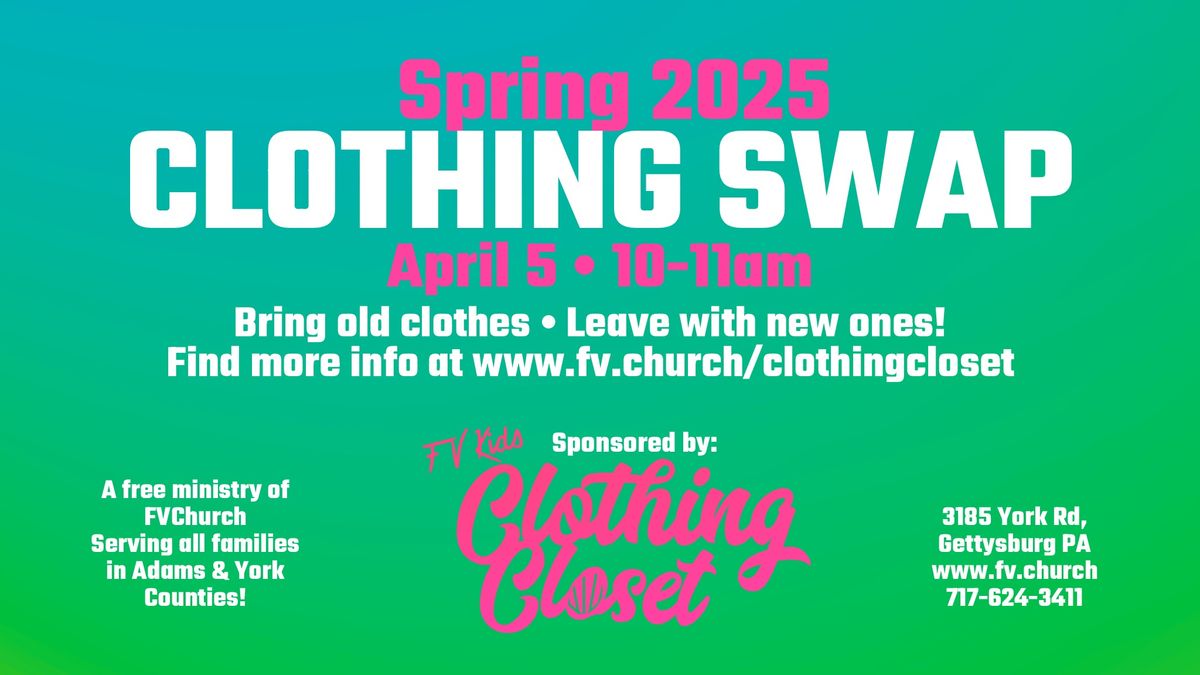 Spring Clothing Swap