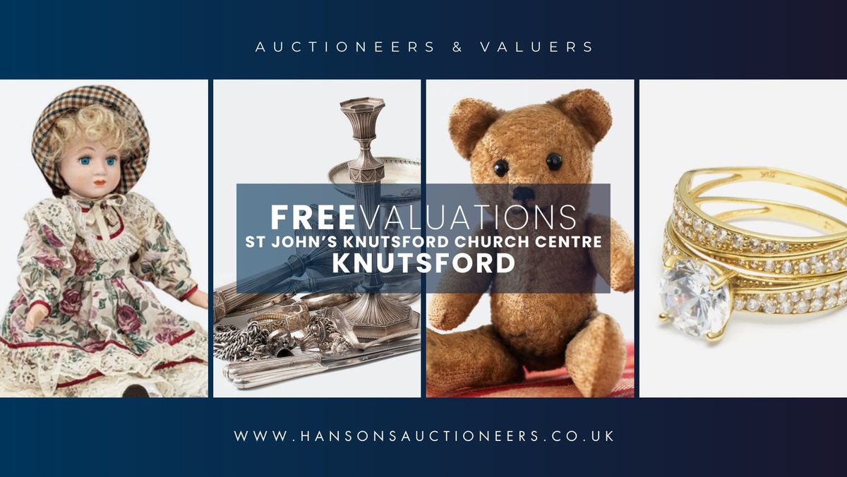 KNUTSFORD VALUATION DAY: Fine Art, Jewellery, Gold, Dolls, Teddy Bear & Toy Valuations