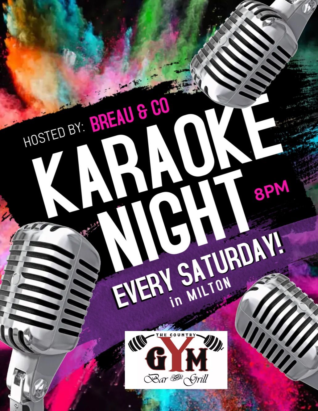 Karaoke Night at The Country Gym in Milton