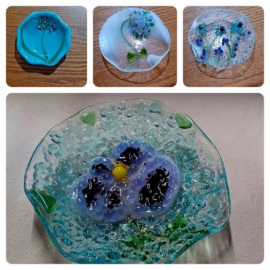 Create a beautiful bowl using frit with Jenny