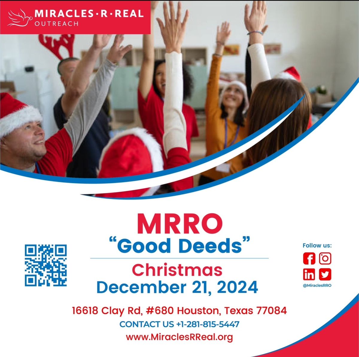 Miracles R Real 2nd Annual \u201cGood Deeds\u201d Christmas Event 