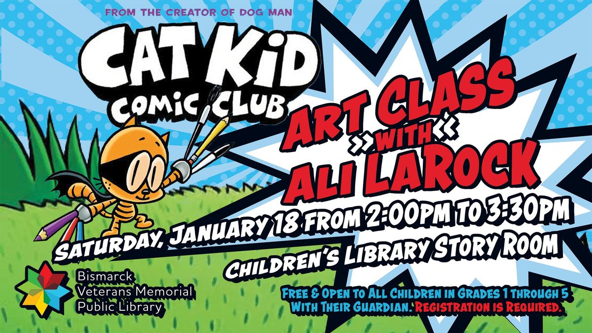  Cat Kid Comic Club Art Class