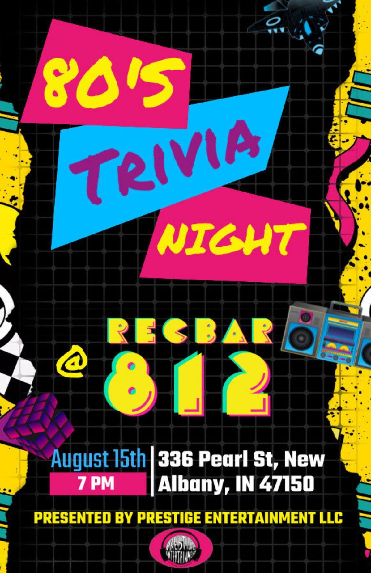 80's Trivia Night at Recbar 812