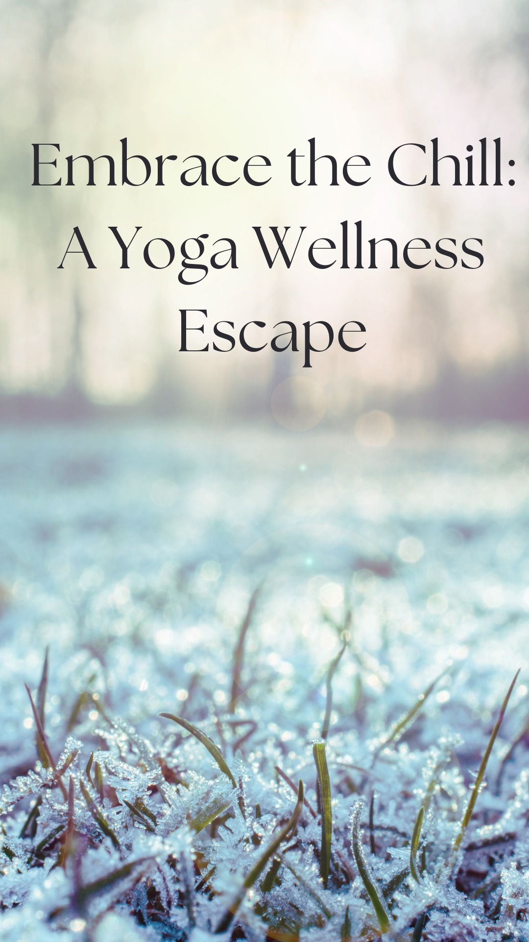 Embrace the Chill: A Yoga Wellness Escape