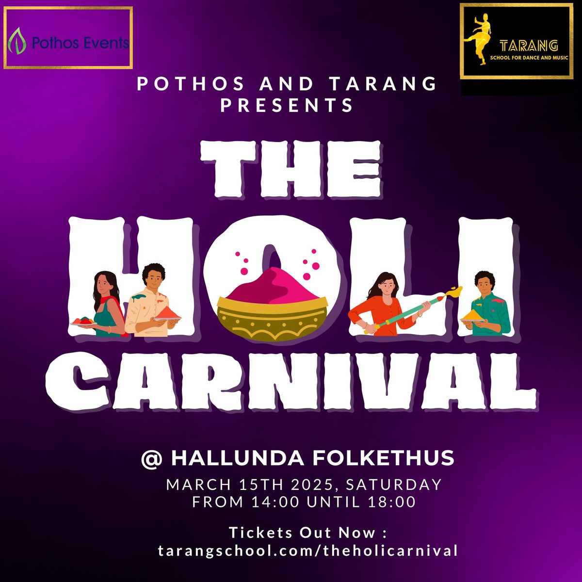 The Holi Carnival by Tarang and Pothos Events