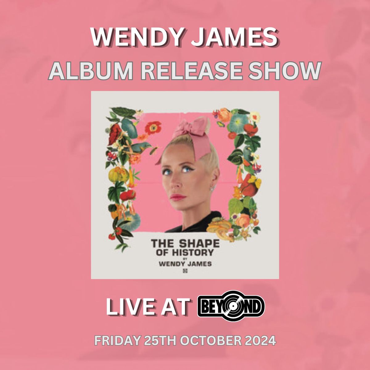 Wendy James - Album Launch Event (Live show & signing)