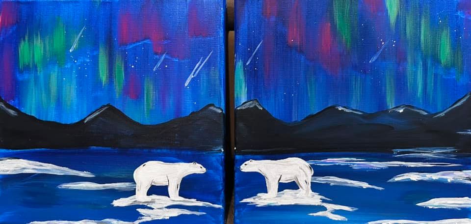 Polar Love (Split Canvas)