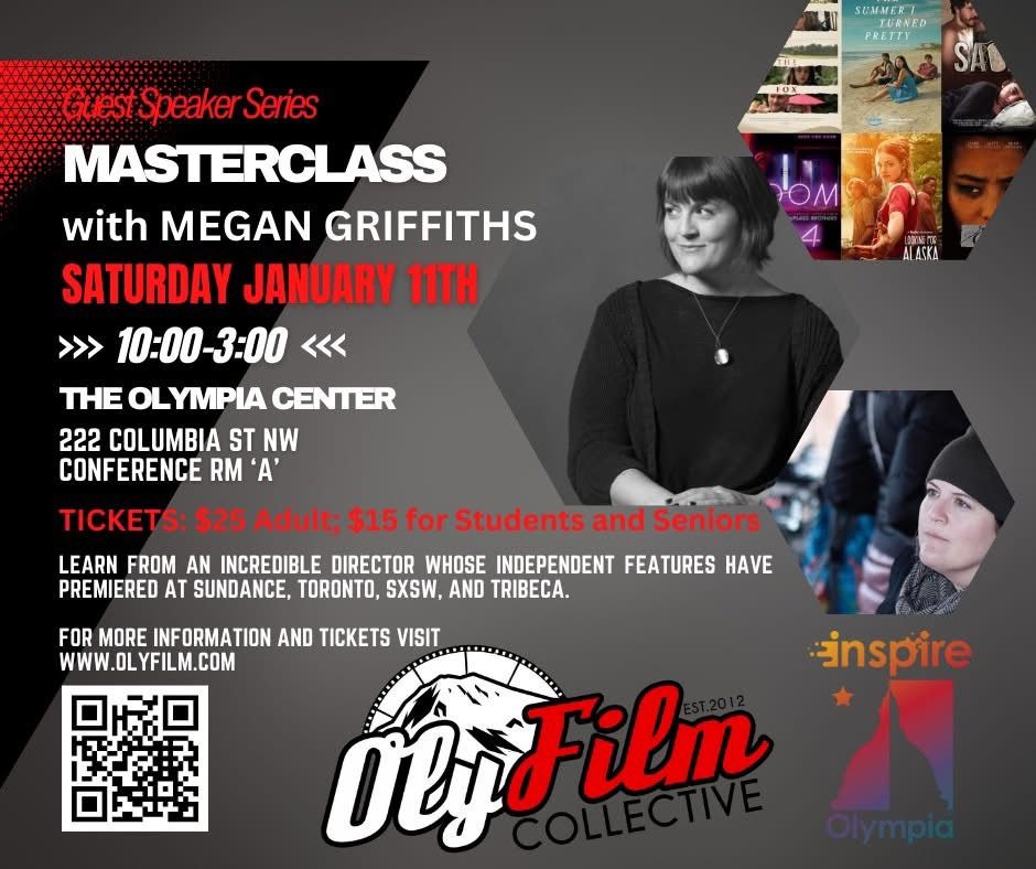 New Event Drop: Masterclass with Megan Griffiths!