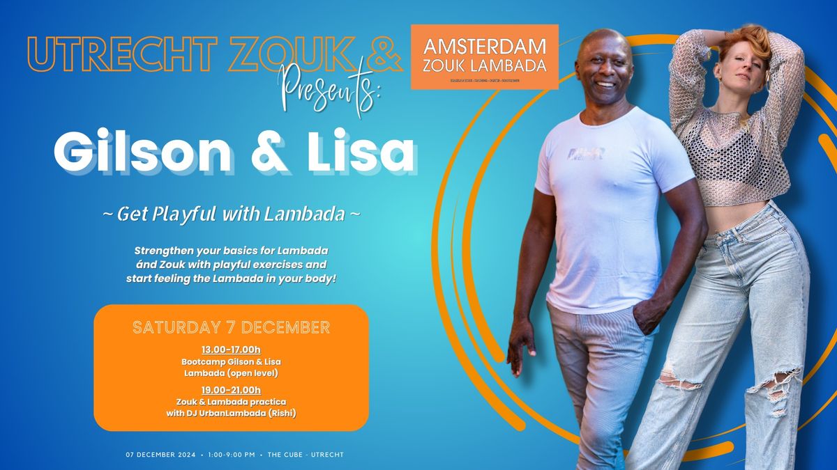 Workshop + Social - Gilson & Lisa - Get Playful with Lambada - in Utrecht!