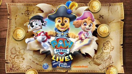 POSTPONED - EVENT DATE TBA PAW Patrol Live! The Great Pirate Adventure