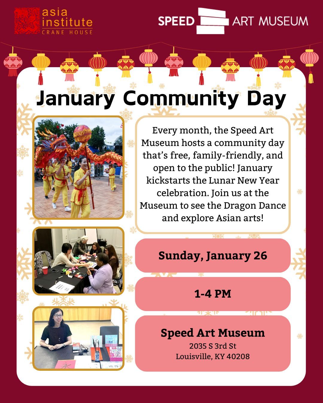 AICH - Speed Art Museum January Community Day 2025