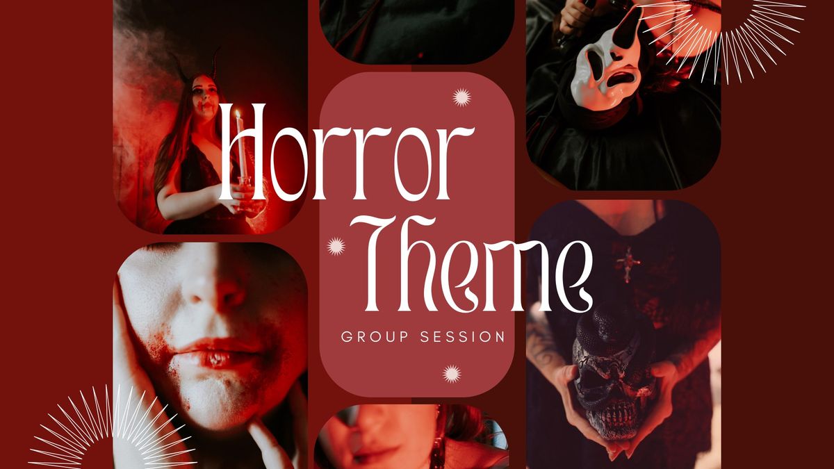 Horror Theme Group Photo Session 