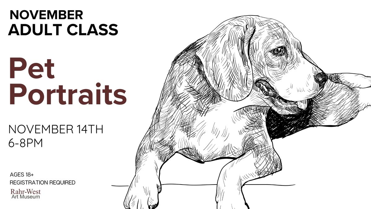 Pet Portraits - Adult Class