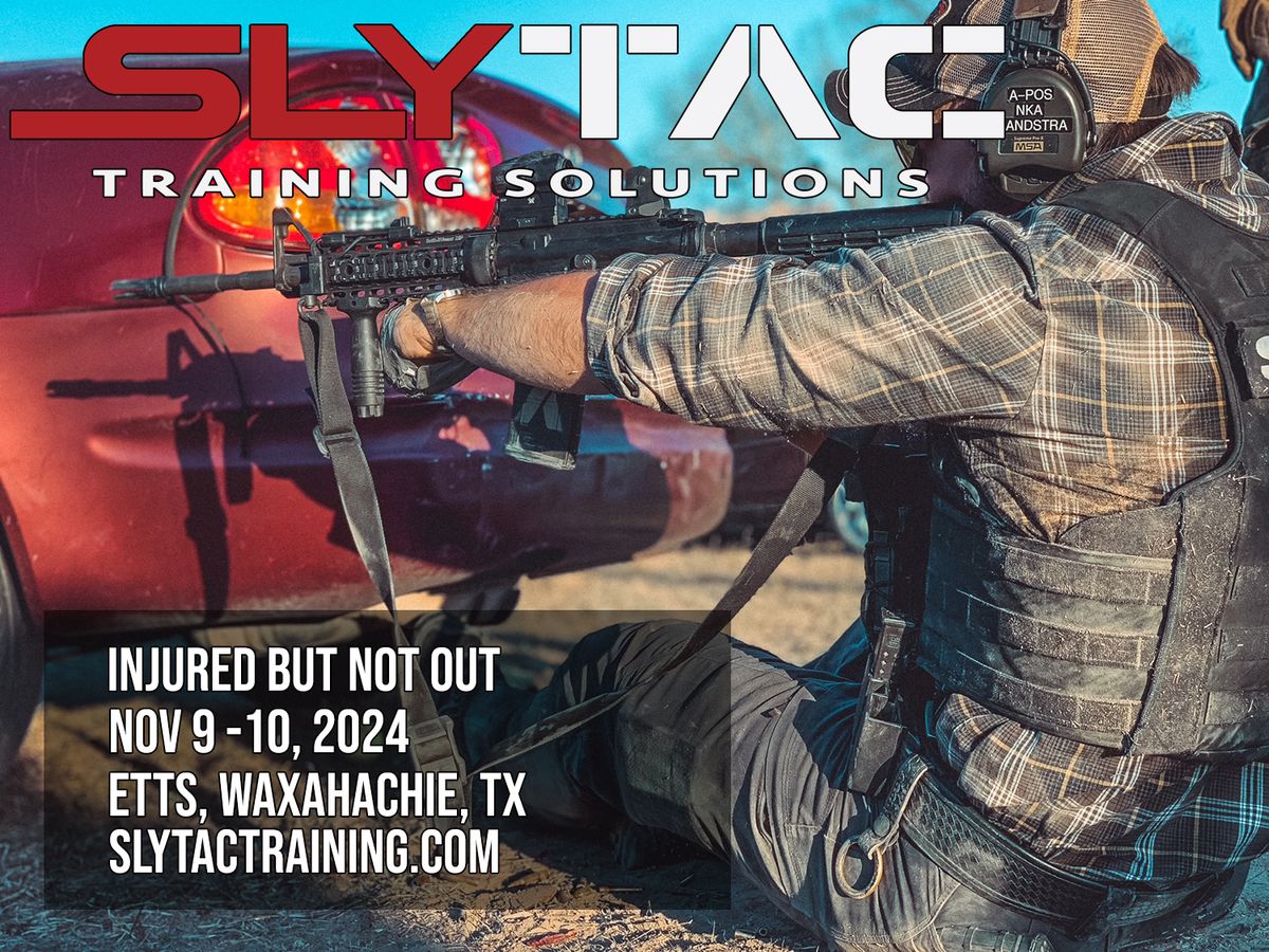 Bryan Veliz of Slytac Training Solutions: Injured But Not Out Class, Waxahachie, TX 11\/9 - 11\/10\/24