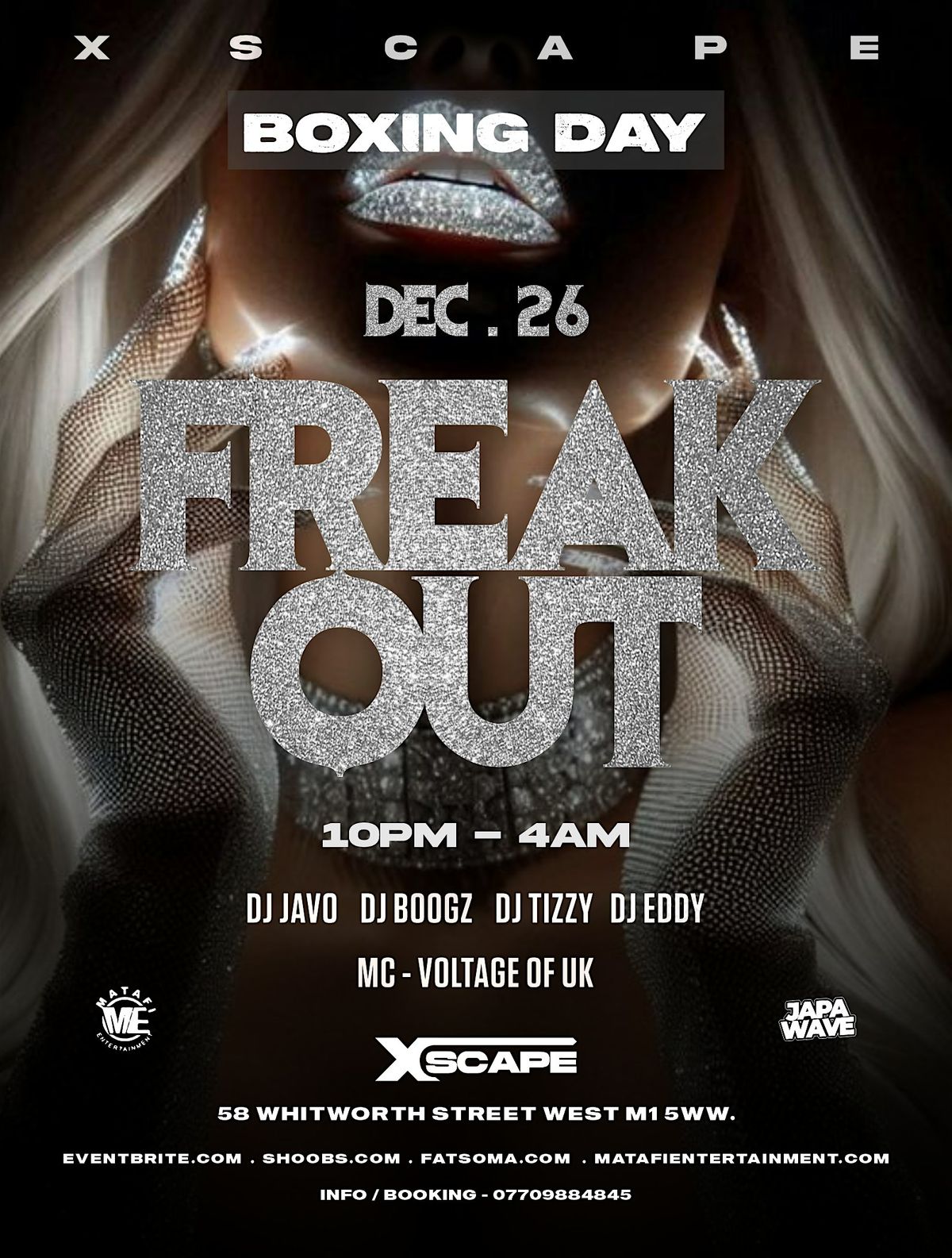 FREAK OUT \u2013 Boxing Day Edition - HIPHOP\/RNB\/AFROBEATS\/AMAPIANO\/DANCEHALL