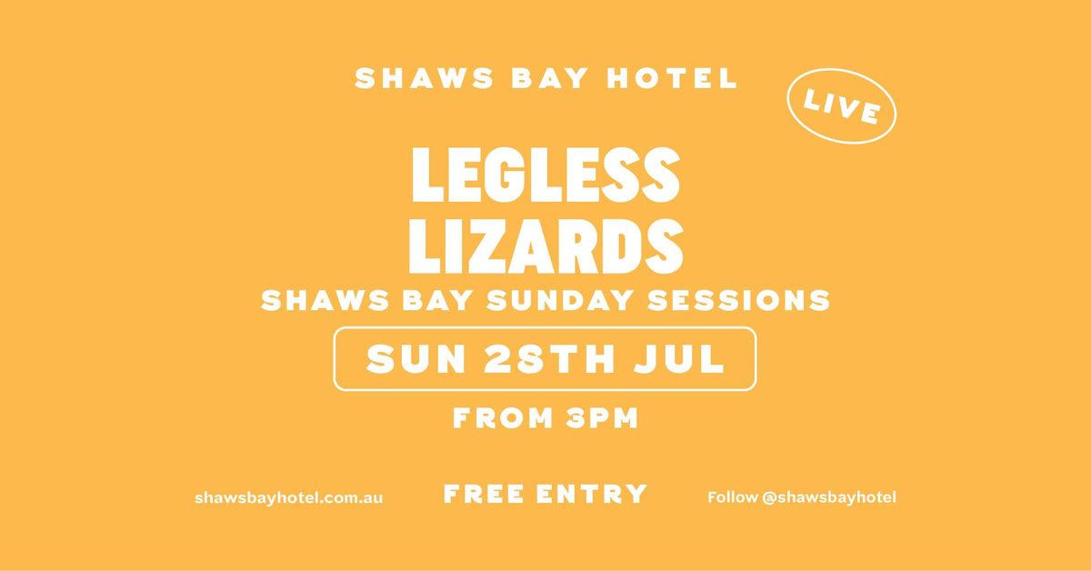 Shaws Bay Hotel Sunday Sessions ft. Legless Lizards
